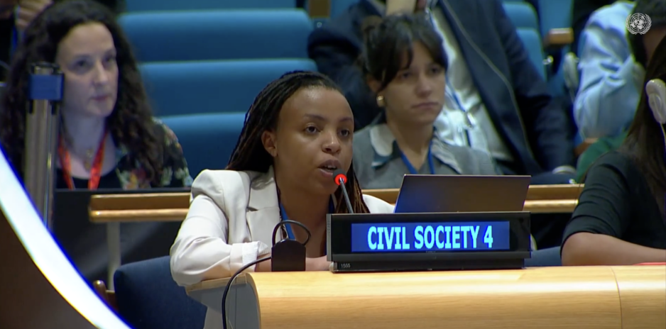 Intervention by Everlyn Muendo at the 4th PrepCom for FfD4